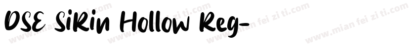 DSE SiRin Hollow Reg字体转换